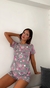 Pijama luminoso-Corazones fondo gris - comprar online