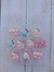 Blíster x10 mini broches kawaii Kitty