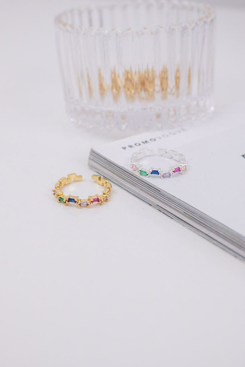 Anel Regulável Liz Multicor