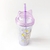 Vaso acrilico Gatita con glitter - Gitana