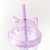 Vaso acrilico Gatita con glitter en internet