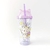 Vaso acrilico Gatita con glitter