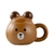 Taza cabeza panda/oso - tienda online