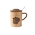 Taza Capibara con tapa en 3D y cuchara - Gitana