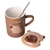 Taza Capibara con tapa en 3D y cuchara - tienda online