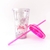 Vaso acrilico con glitter Gatita - comprar online