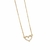 Collar Corazon dorado