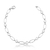PULSEIRA ELOS OVAIS VAZADOS E CRISTAIS - comprar online