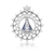 PINGENTE DE NOSSA SENHORA APARECIDA E ZIRCÔNIAS - comprar online