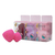 Esponja para Maquiagem Ponta Dupla Fina Alleva Cor:Pink (724361) - comprar online