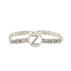 VI-PU 20 Pulseras Iniciales Plata 925 (18 cm) - Regalos Teo