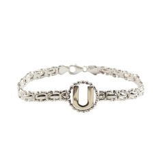 VI-PU 20 Pulseras Iniciales Plata 925 (18 cm) - comprar online