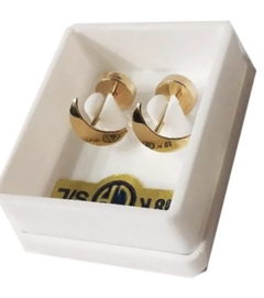 CH 752 Abridor 18K y Tic Laminado en Oro (Luna 4mm)