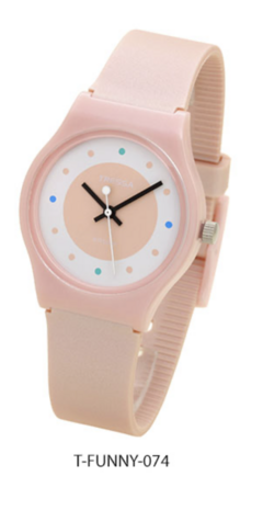 FUNNY - 074 Reloj Silicona Rosa Bebe