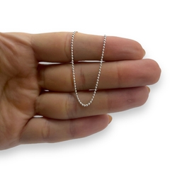 1 gr Pulsera Microbolitas Finita Plata Italiana - tienda online