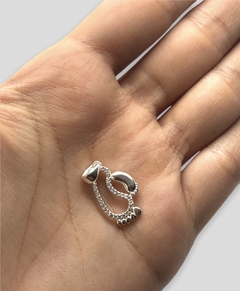 1.5 gr Dije Patitas Cubic Plata Italiana en internet