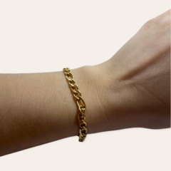 8208 Pulsera Eslabones Acero Quirúrgico Dorado - comprar online