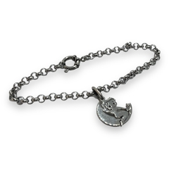 S/C Pulsera con Dije Betty Boop Acero Quirúrgico