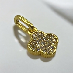 0.5 gr Dije Premium Mini V.C (8 mm) Enchapado en Oro