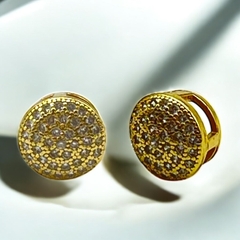 1.1 gr Dije Susano (8 mm) Enchapado en Oro