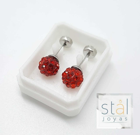 3322-27 ABRIDORES BOLA DE FUEGO 6MM ROJO