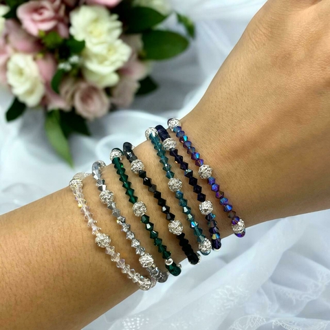 SWA-Elas Pulsera SWA Elastizada "Edición Limitada" - Variedad de Colores Plata Italiana - comprar online