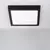 Plafon led de aplicar cuadrado MACROLED 6w - NEGRO en internet