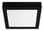 Plafon led de aplicar cuadrado MACROLED 24w - NEGRO - comprar online