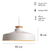 Lámpara Colgante Leuk Zeth E27 Color Blanco - Córdoba Iluminación