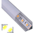 Kit Perfil De Aluminio Color Plata 16x16cm De Aplicar A 45° - comprar online
