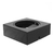 Semiembutido De Acero Cuadrado Negro Ar111 + Zocalo Gu10 - comprar online