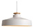 Colgante Zeth Blanco Detalle En Madera E27 Leuk Ø39cm - comprar online