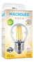 Lampara filamento gota deco 4w=40w E27 Macroled en internet