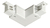 Conector Curva 90° Blanco Para Riel 3 Efecto
