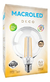 Lampara Globo Deco G125 Dimer E27 8w Blanco Calido 3000k Macroled en internet