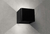 Aplique Pared Exterior Bidireccional Calido Mur Negro en internet