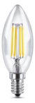 Lampara Led Foco Vela 4w Filamento Deco E14 - comprar online