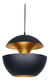 Colgante Gyali Negro Mate Interior Cobre E27 Leuk Ø33cm - comprar online