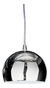 Colgante Techo Ø23cm Cromo Espejo E27 Moderno Con Floron - comprar online