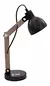 Lámpara Escritorio Velador Fiona Nordica E14 Candil Negro - comprar online