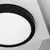 Plafon led de aplicar circular MACROLED 18w - NEGRO - Córdoba Iluminación