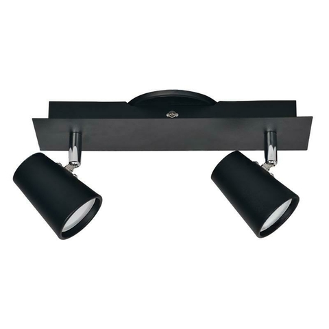 Aplique Sonata 2xGu10 Direccionable negro - comprar online
