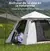Tienda Casa Campaña Grandes Para Acampar 4-6persona215x215cm Beige - Mrfit