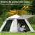 Imagen de Tienda Casa Campaña Grandes Para Acampar 4-6persona215x215cm Beige