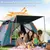 Tienda Casa Campaña Grandes Para Acampar 4-6persona215x215cm Beige en internet