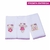 Kit 3 Pano de Boca Papi Babete Fralda de Boca 100% algodão 32cm x 32cm Bordada Menino Menina - loja online