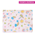Toalha de Banho Bebe Felpuda Papizinha Forrada Fralda C/Capuz Estampada Menino Menina 70cm x 70cm - loja online