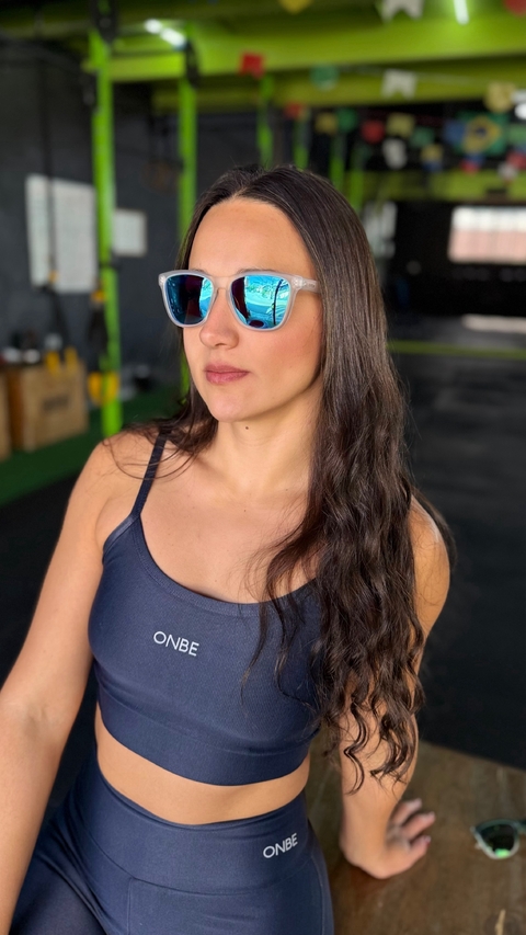 Óculos Baixa Pace Azul Espelhado - comprar online