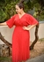 Vestido Midi Plissado - Oito & Três Moda
