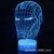 Lâmpada 3D Homem De Ferro